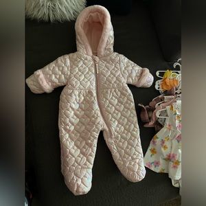 Baby girl infant snow suit